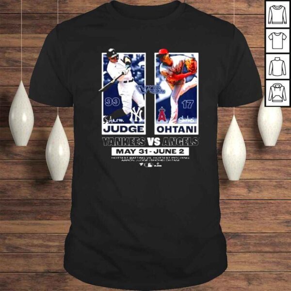 Aaron Judge vs Shohei Ohtani Shirt Yankees vs Angels shirt