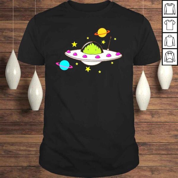 Alien In A Ufo Cute Alien Planet Shirt