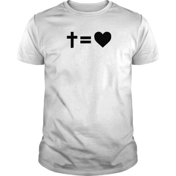 Alisson Becker Cross Equals Heart Shirt