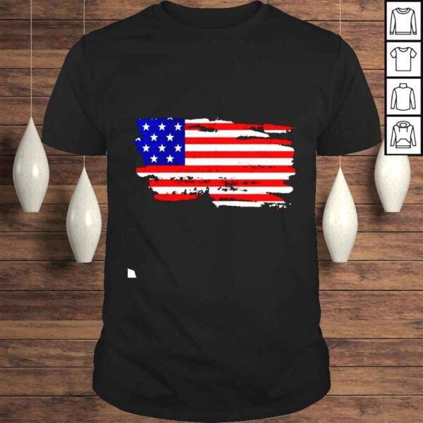 America Patriotic Flag Happy 4th Of July USA Independence shirt