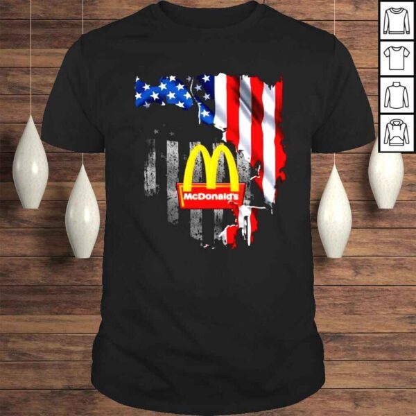 American Flag Mcdonalds 2022 shirt