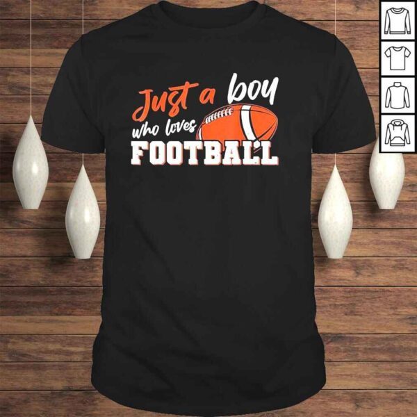 American Football player just a boy who loves Football shirt