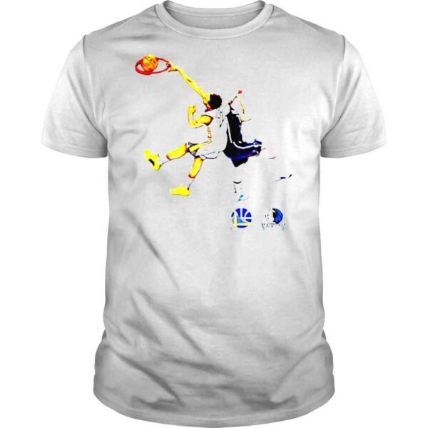 Andrew Wiggins dunk on Luka Doncic Dallas Mavericks vs Golden State Warriors shirt