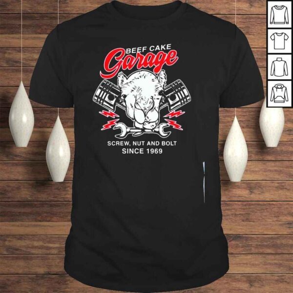 Andrew flair merch beefcake garage screw nut and bolt since 1969 shirt