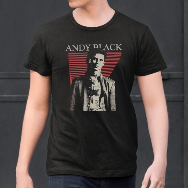 Andy Black Red Stripe Long Sleeve T-Shirtt