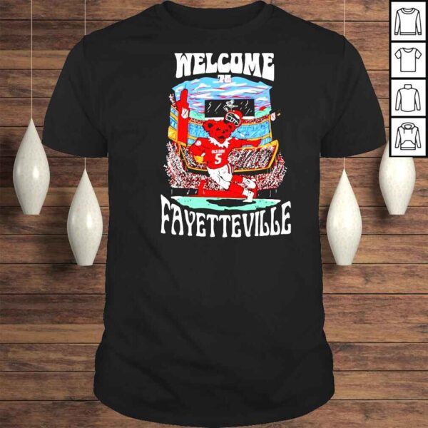 Arkansas Razorbacks Welcome To Fayetteville shirt