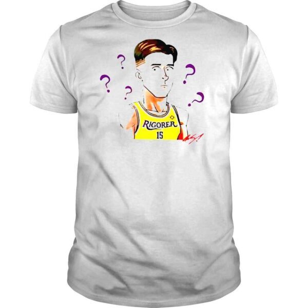 Austin Reaves Los Angeles Lakers cartoon signature 2022 T shirt