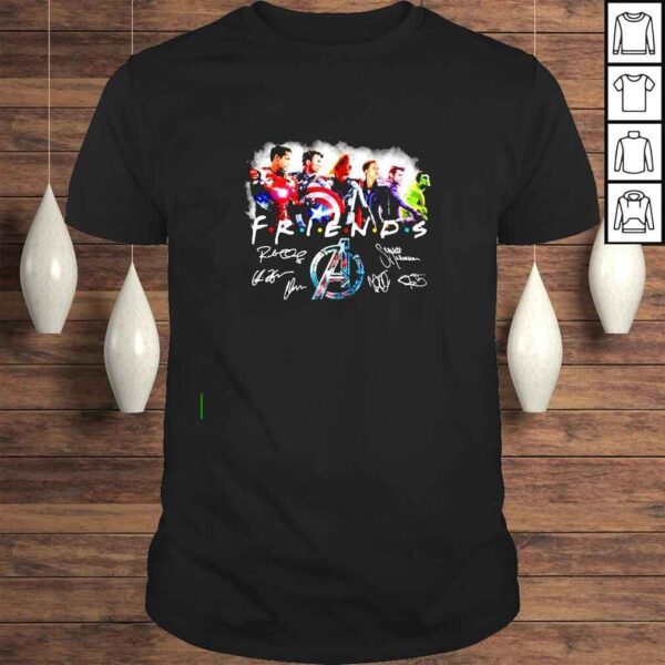 Avengers Friends signatures shirt