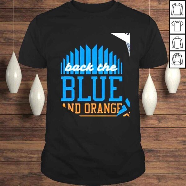 Back the Blue and Orange shirt