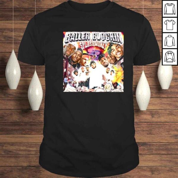 Baller Blockin Splash Money Golden State Warriors Shirt