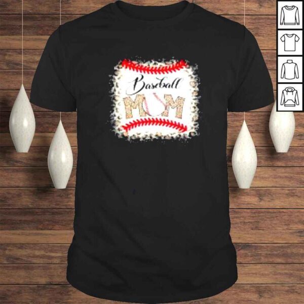 Baseball Mom Leopard Softball Mom Mother’s Day Shirt