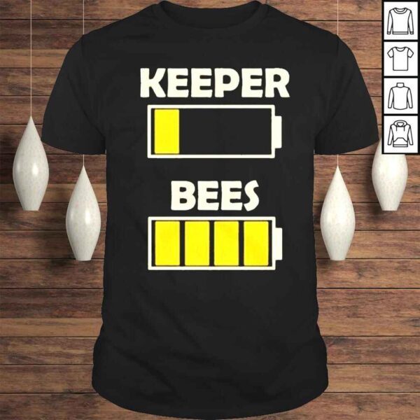 Beekeepers funny battery charger shirt