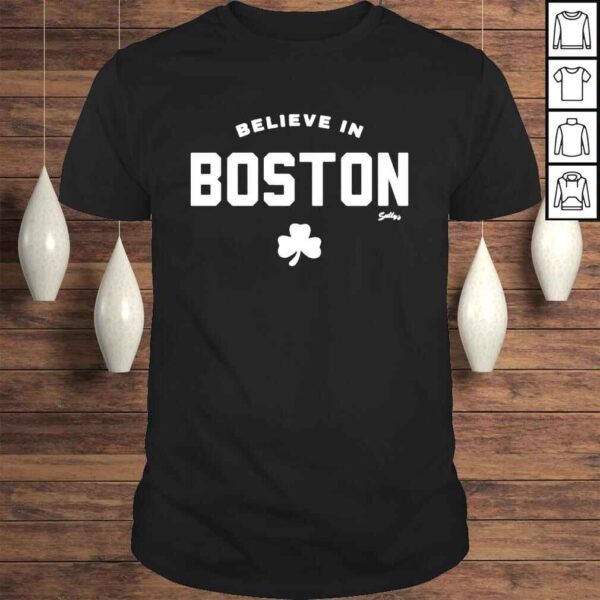 Believe in Boston sullys brand trevor story red sox shirt