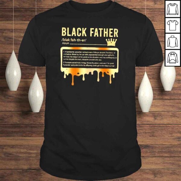 Black Father handsome powerful resillent made of african shirt