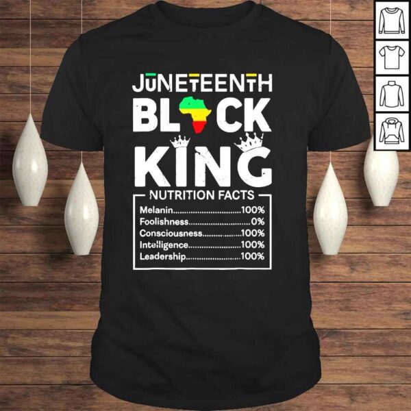 Black king juneteenth 1865 independence day black pride shirt