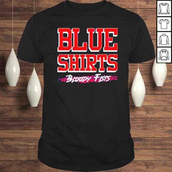 Blue Shirts Bloody Fists New York Hockey shirt