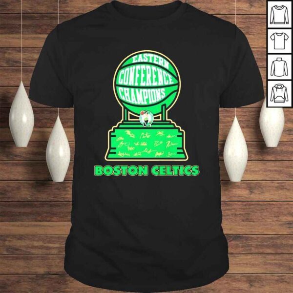 Boston Celtics Eastern Conference Champions 2022 Signatures Shirt