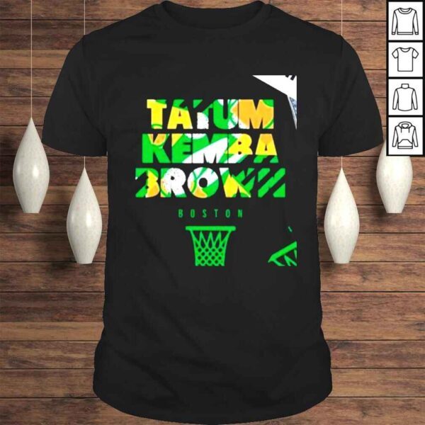 Boston Celtics Tatum Kemba Brown logo shirt