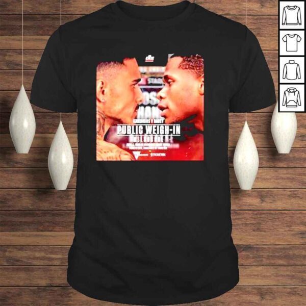 Boxing the final unification george kambosos jr vs devin haney public weigh in shirt