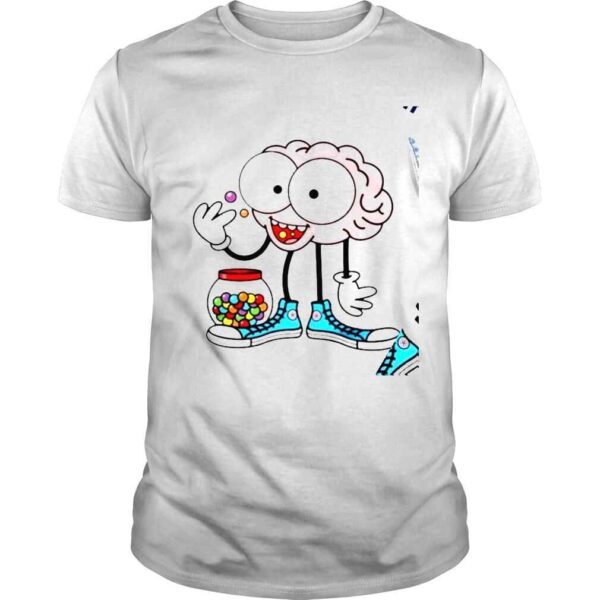 Brain eating candy shirt