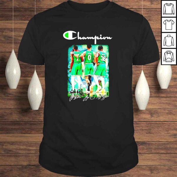 Brown Tatum Smart Boston Celtics Champions 2022 signatures shirt