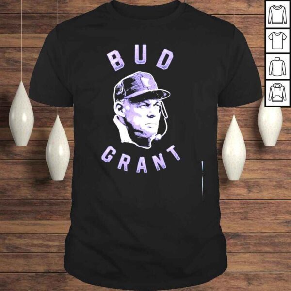 Bud grant vikings hall of fame shirt