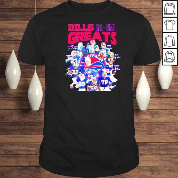 Buffalo Bills AllTime Greats Signatures 2022 Shirt