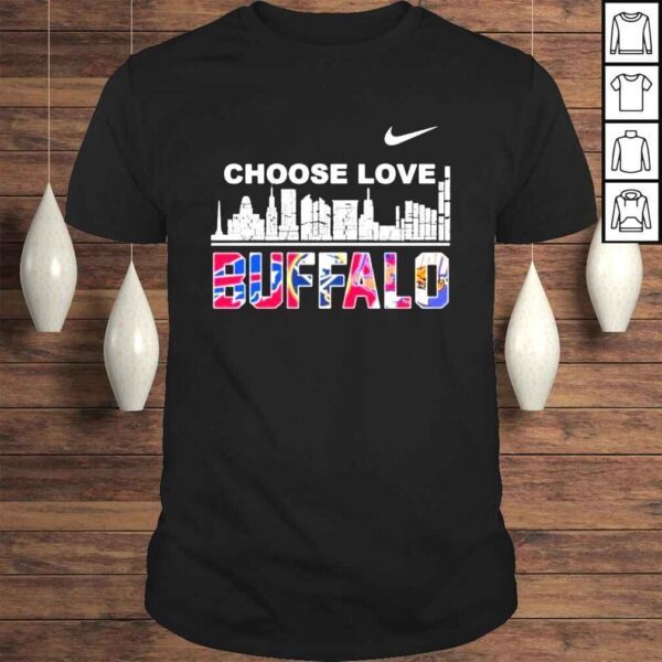 Buffalo city team player choose love signature shirt