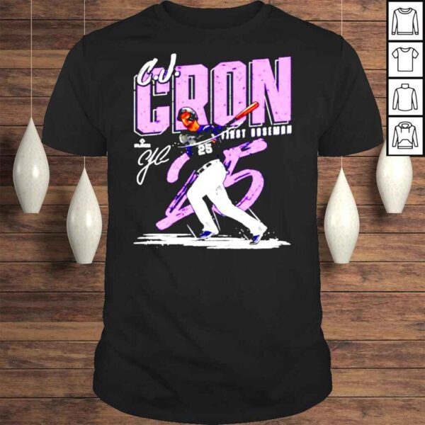 CJ Cron Colorado Chisel Baseball Signatures Shirt