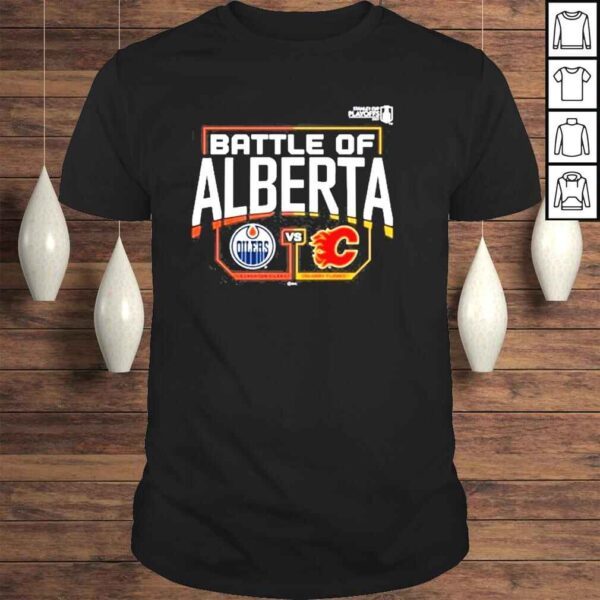 Calgary Flames Vs Edmonton Oilers Battle Of Alberta Shirt