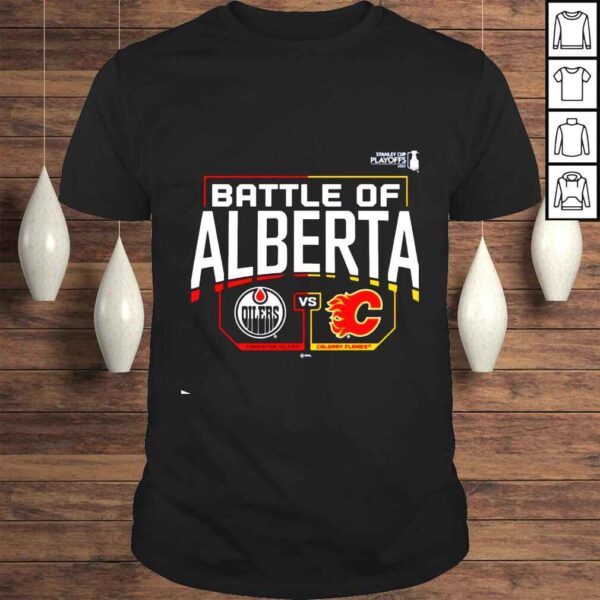 Calgary Flames vs Edmonton Oilers 2022 Stanley Cup Playoffs Battle of Alberta shirt