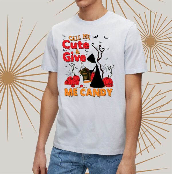 Call Me Cute & Give Me Candy Halloween tShirt