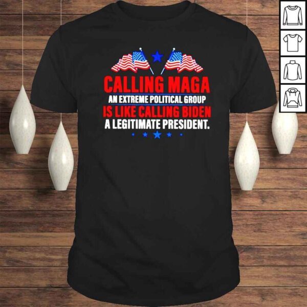 Calling Maga is like calling Biden a legitimate president Tshirt