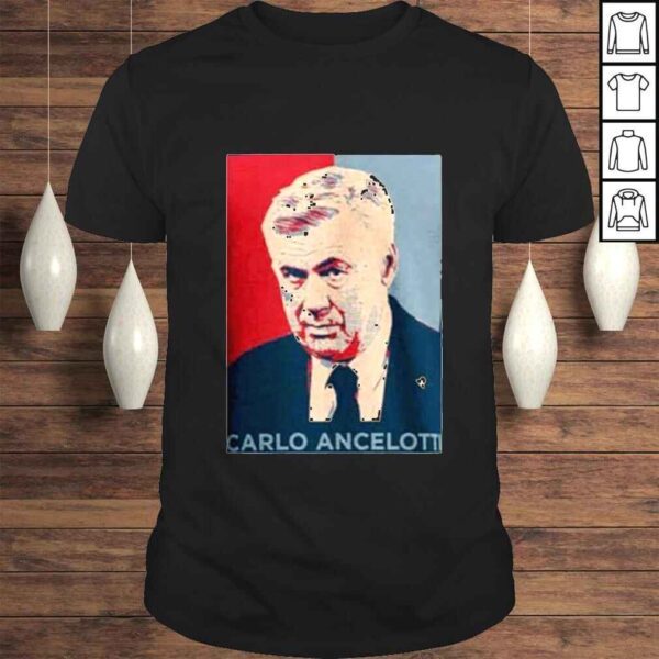 Carlo ancelottI coach real madrid champions league final 2022 shirt