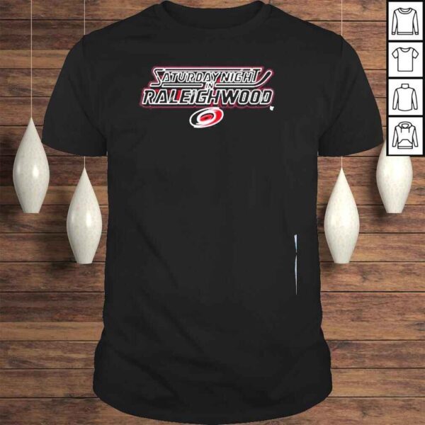 Carolina hurricanes saturday night in raleighwood shirt