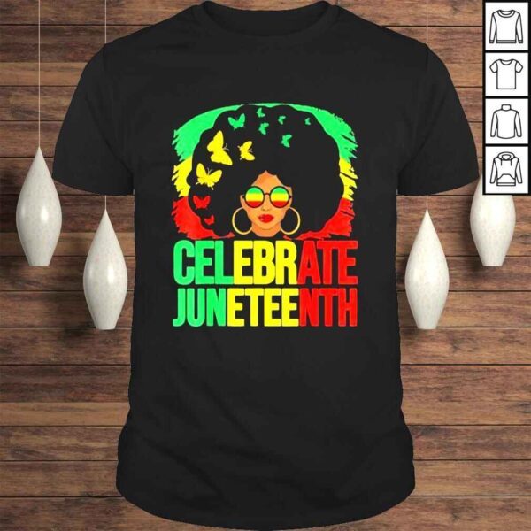 Celebrate juneteenth 1865 celebrating black freedom day 1865 shirt