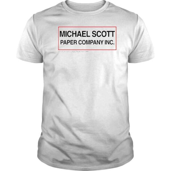 Channing Tindall Michael Scott Paper Company Inc shirt