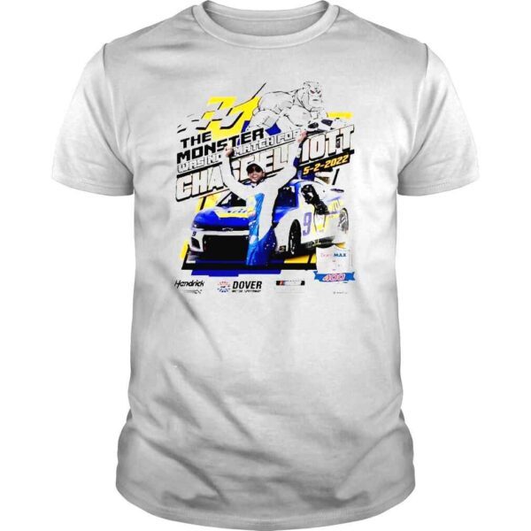 Chase Elliott Checkered Flag 2022 DuraMAX Drydene 400 Race Winner TShirt