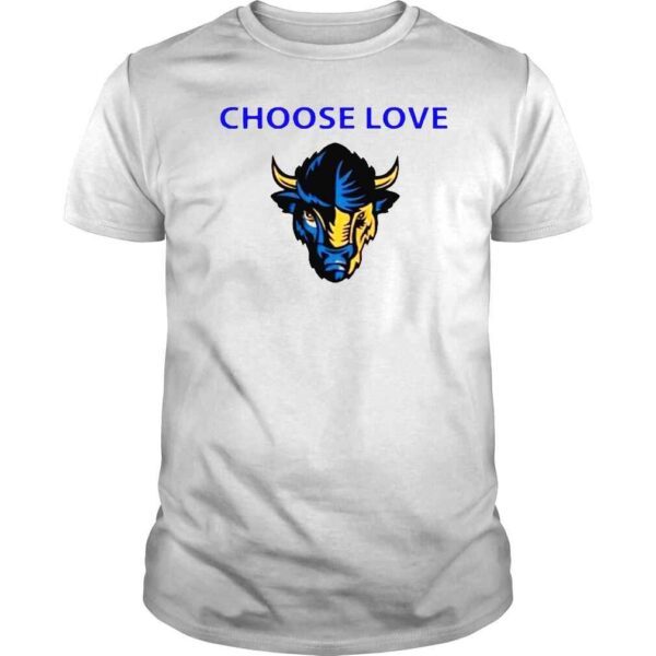 Choose Love Buffalo 2022 American Bison Head Retro shirt