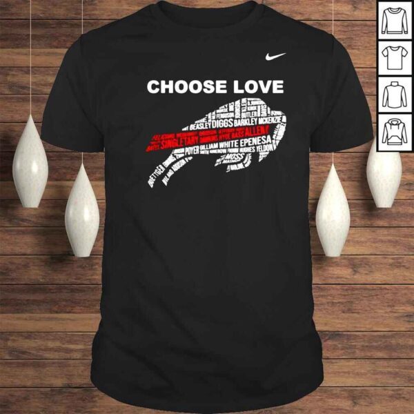 Choose Love Buffalo Shirt Stop Hate End Racism Equal Rights Shirt