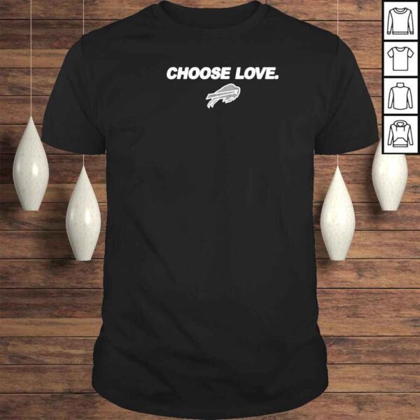 Choose Love Buffalo logo rugby shirt