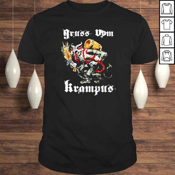 Christmas Gruss Vom Krampus Eve Naughty Kids shirt