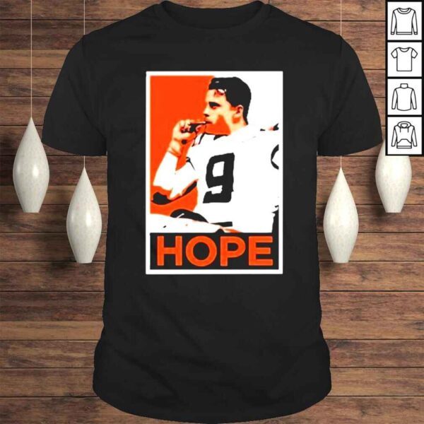 Cincinnati Bengals Joe Burrow Smoking Cigar Champ Hope Poster Shirt