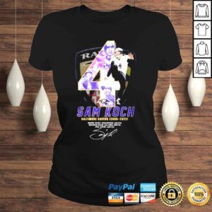 ClassicLadies 04 sam koch baltimore ravens 2022 thank you for the memories shirt