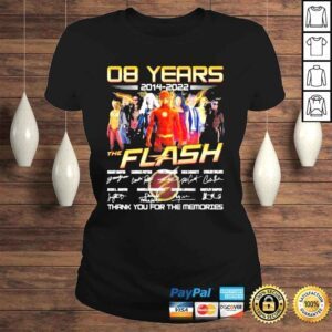 ClassicLadies 08 years 2014 2022 the flash thank you for the memories shirt