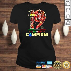 ClassicLadies 19th Serie A Campioni AC Milan Team Soccer Shirt