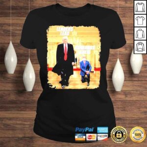 ClassicLadies 2022 Donald Trump Leaders Lead Biden Cowards Kneel shirt