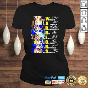 ClassicLadies 2022 Golden State Warriors Players signatures shirt