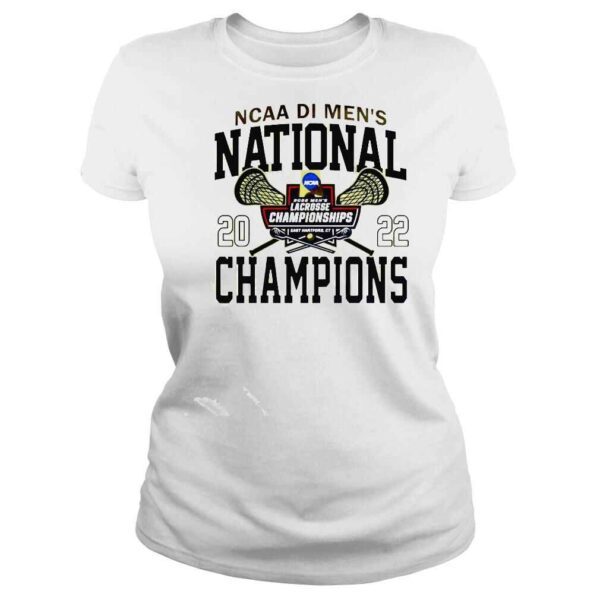 2022 Mens Lacrosse Championships NCAA Division I Mens National Champions shirt - Image 3