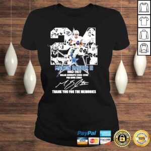 ClassicLadies 24 marion barber 1983 2022 Dallas Cowboys pro bowl thank you for the memories shirt